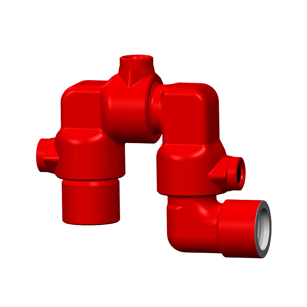 Junta giratória de raio curto estilo 80